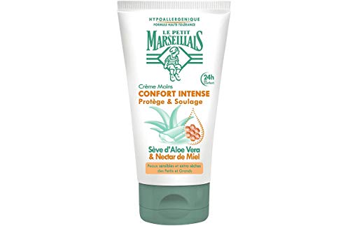 Petit Marseillais - Crema de manos hipo confort intenso con aloe miel tubo de 75 ml