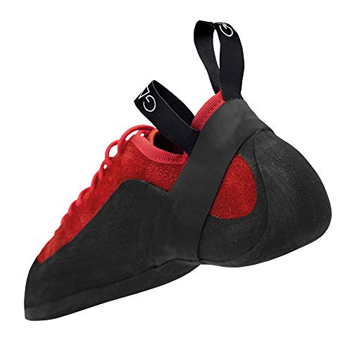 Pies de Gato Kokoro con Suela Vibram. Zapatillas para Escalada Deportiva (Rojo, 47)