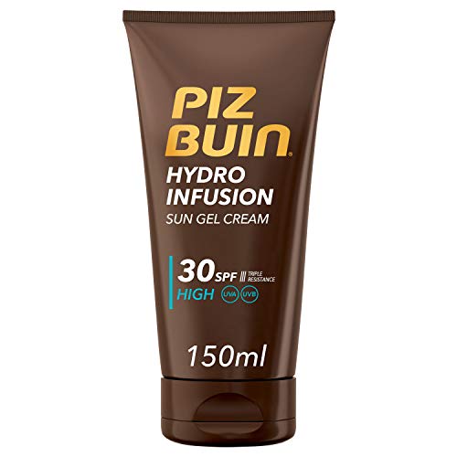 Piz Buin, Protector Solar Hydro Infusion Crema Solar en Gel SPF 30, 150 ml