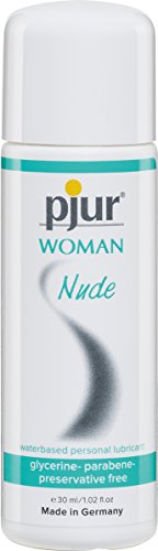pjur WOMAN Nude - Lubricante natural acuoso - sin conservantes ni parabenos - especial para mujeres (30ml)