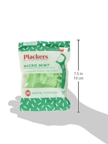 Plackers Dental Hilo Dental Micro Mint – 90 Count (1 unidad Total 90)