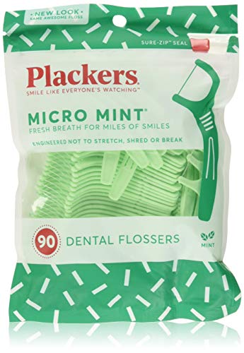 Plackers Dental Hilo Dental Micro Mint – 90 Count (1 unidad Total 90)