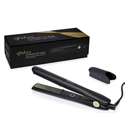 Plancha de pelo GD Gold Styler Classic, tamaño mediano, para cabello liso y ondulado.