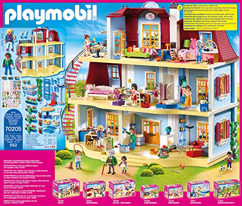 Playmobil - Casa de Muñecas Set Juguetes, Multicolor, 70205