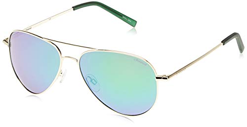 Polaroid PLD 6012/N K7 J5G Gafas de sol, Dorado (Gold/Green Grey Speckled Pz), 56 Unisex Adulto