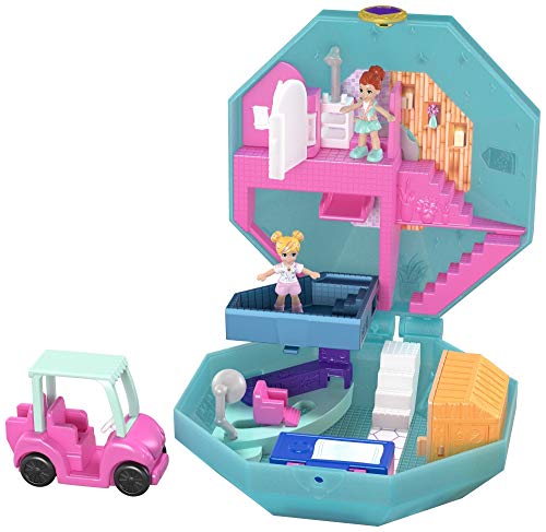 Polly Pocket Cofre Perfume Spa, Muñeca con Accesorios (Mattel GDK81)