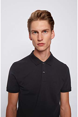 Polo Hugo Boss "Pallas" in Cotone PiquÃ¨ Uomo BOSS cod.50303542 BLACK SIZE:XL