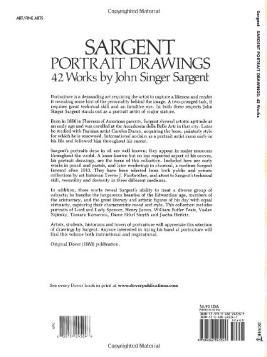 Portrait Drawings: 42 Works (Dover Fine Art, History of Art)