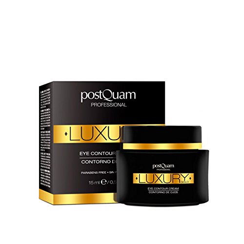 Postquam - Luxury Gold | Contorno de Ojos con Acido Hialuronico y Oro Coloidal - 15 Ml