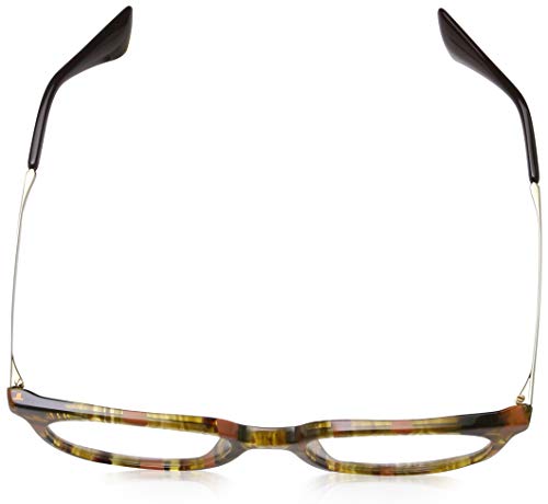 Prada 0PR 13UV Monturas de gafas, Striped Brown/Orange, 50 para Mujer