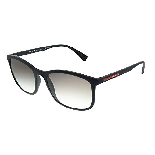 Prada Linea Rossa 0PS 01TS, Gafas de Sol para Hombre, Negro (Black Rubber), 53