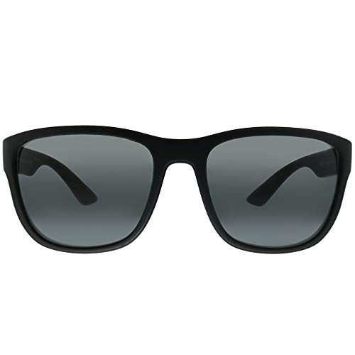 Prada LINEA ROSSA 0PS 01US Gafas de sol, Black Rubber, 58 para Hombre