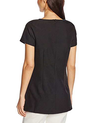 Premier Workwear Ivy Beauty & SPA Tunic Camiseta sin Mangas, Black (Black/Turquoise), 50 para Mujer