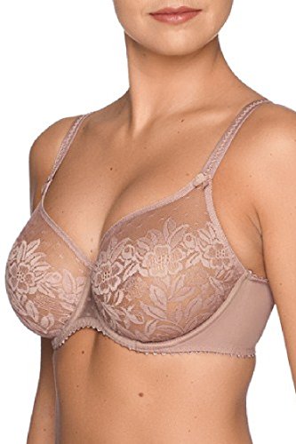 Primadonna 0162650 Women's Divine Patine Pink Lace Non-Padded Underwired Seamless Full Cup Bra 75D