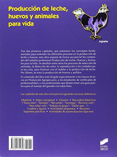 Producción de leche, huevos y animales para vida: 55 (Ciclos Formativos)