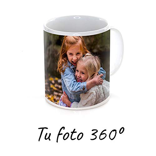 Promo Shop Taza Personalizada con Foto o Imagen Que desees (Personaliza tu Idea) · Tazas Personalizadas a Todo Color (360º Alrededor de la Taza) Originales · Taza Blanca Ceramica 350ml