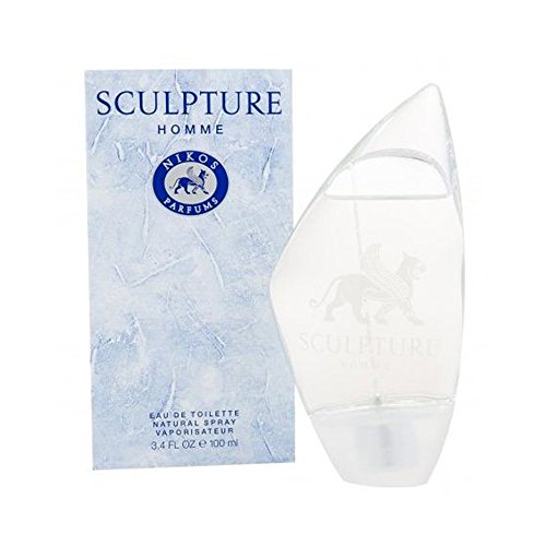 Protector de pantalla y de hombre de piel de Nikos figura decorativa de agua de perfume placa para puerta 100 ml diseño de Sally Moret aerosol para manchas en paredes