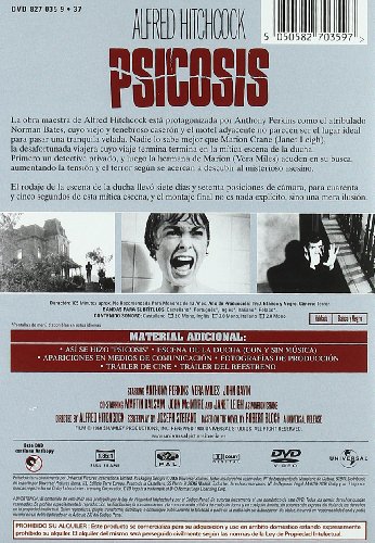 Psicosis (Psycho 1960) [DVD]