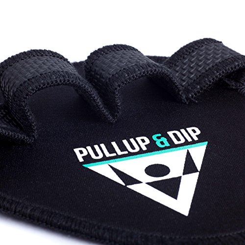 PULLUP & DIP Guantes De Agarre Fitness, Musculación, 1 Par De Almohadillas De Agarre De Neopreno, Almohadillas De Entrenamiento como Alternativa A Los Guantes De Entrenamiento para Un Agarre Máximo