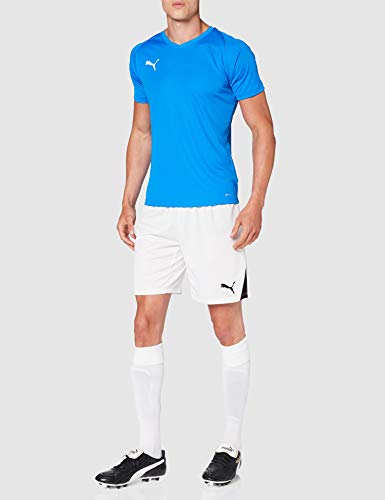 PUMA Liga Core Camiseta, Hombre, Azul (Electric Blue Lemonade-White), L