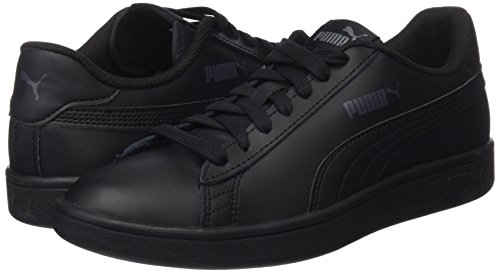 PUMA Smash V2 L, Zapatillas Unisex Adulto, Negro Black Black, 39 EU