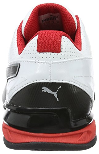 PUMA Tazon 6 FM, Zapatillas para Correr de Carretera para Hombre, Blanco White Black Silver, 41 EU