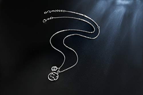 Qings Horoscopo Cancer Collar Cáncer Signo Zodiacal Astrología Constelación Colgante Regalo de Cumpleaños para Niñas Mujeres