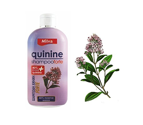 Quinine-Power - Champú Forte para el crecimiento del cabello más rápido, reduce el desprendimiento del cabello, estimula el crecimiento – 40% más de quinina 200 ml