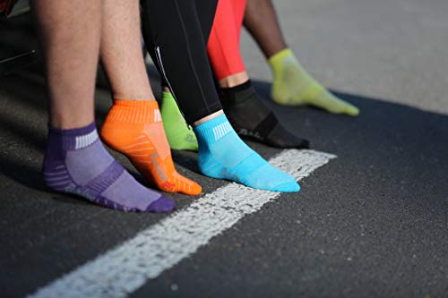 Rainbow Socks - Hombre Mujer Calcetines Deporte Colores de Algodón - 9 Pares - Multicolor - Talla 44-46