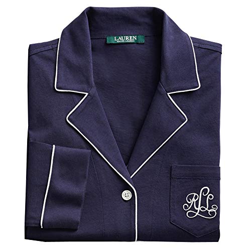 Ralph Lauren I811950 - Camisón con botones azul marino S