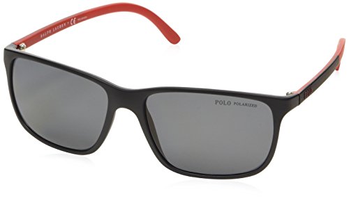 Ralph Lauren POLO 0PH4092 Gafas de sol, Matte Black, 58 para Hombre