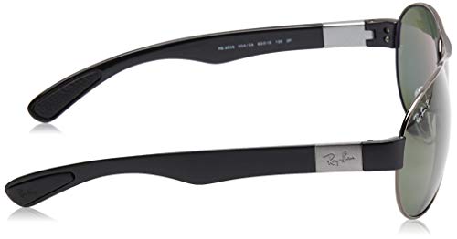 Ray-Ban 0RB3509 Gafas de sol, Gunmetal, 63 para Hombre