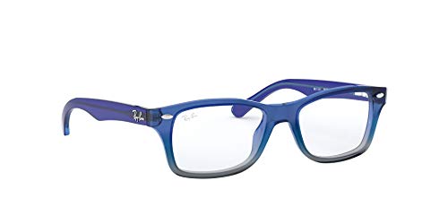 Ray-Ban 0Ry1531, Monturas de Gafas Unisex-Niños, Azul (Blue Gradient Iridescent Grey), 46