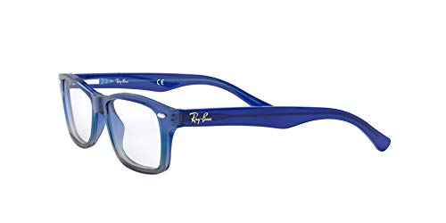 Ray-Ban 0Ry1531, Monturas de Gafas Unisex-Niños, Azul (Blue Gradient Iridescent Grey), 46