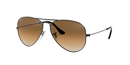 Ray-Ban Aviator Large Metal, Gafas de Sol Unisex Adulto, Plateado (Silver (004/51)), 58