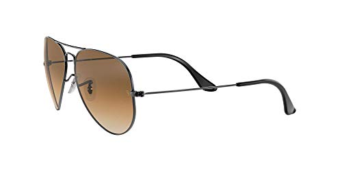 Ray-Ban Aviator Large Metal, Gafas de Sol Unisex Adulto, Plateado (Silver (004/51)), 58