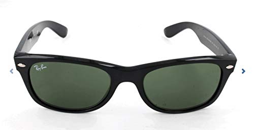 Ray-Ban goma Negro polarizado verde clásico del G-15 de 55 mm RB2132 NUEVO CAMINANTE gafas de sol Wayfarer