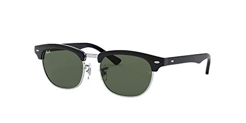 Ray-Ban JUNIOR Clubmaster Junior Gafas de sol, Black, 45 Unisex-Niño