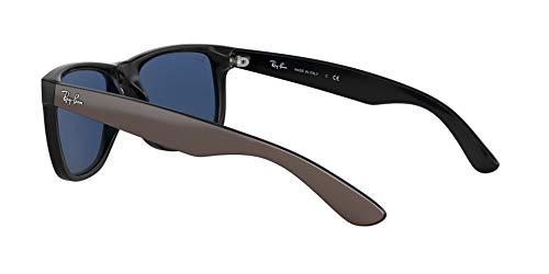 Ray-Ban Justin Gafas, Café Metálico Sobre Negro/Azul Oscuro, 51-16-145 Unisex Adulto