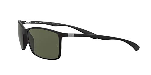 Ray-Ban Liteforce Gafas de sol, Matte Black, 61 para Hombre