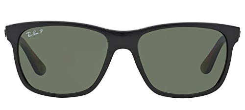 Ray-Ban Negro polarizado verde clásico del G-15 de 57 mm RB4181 gafas de sol Wayfarer