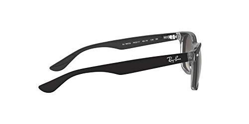 Ray-Ban Rj9052S Gafas de sol, Rectangulares Unisex niños, negro