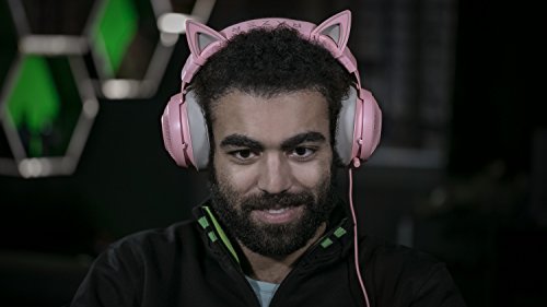 Razer - Kitty Ears para auriculares Kraken, compatible con los modelos 2019, TE y X, diseño individual, color quartz rosa