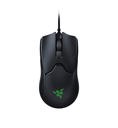 Razer Viper Ratón Gaming ligero Ambidiestro Cableado con Sensor Óptico ,16.000 Dpi , Interruptores Rápidos , Para Juegos con Iluminación de Chroma, LED Óptico/Cable/USB, Negro