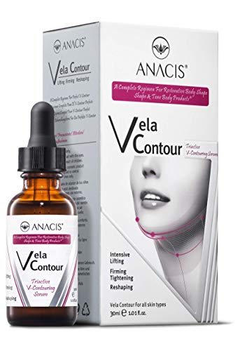 Reafirmante cuello y apretando , elevación de la línea V Suero , Chin contorneado, Papada aprieta la piel floja y la flacidez . Vela Contour 30 Ml