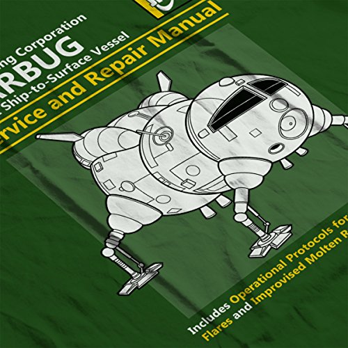 Red Dwarf Starbug Service And Repair Manual Men's T-Shirt