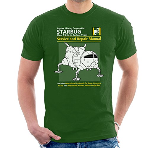 Red Dwarf Starbug Service And Repair Manual Men's T-Shirt