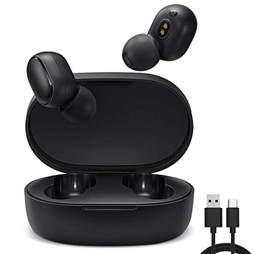 Redmi Airdots 2 Bluetooth Auriculares, 2020 Origina Redmi Airdots 2 Inalámbricos Auriculares Estéreo Bluetooth V5.0 con Micrófono, Portatil Auriculares Deportivos Earphones Headset Headphones