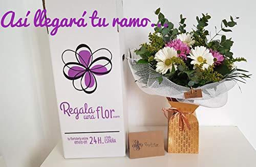 REGALAUNAFLOR-Ramo de lilium blanco-FLORES NATURALES-ENVIOS EN 24 HORAS DE MARTES A SABADO.