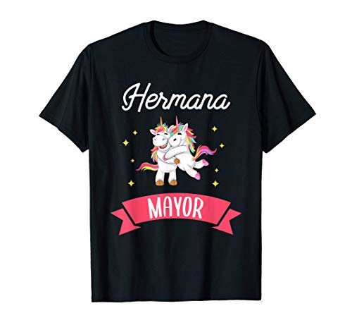 Regalo de un unicornio para la hermana mayor Camiseta